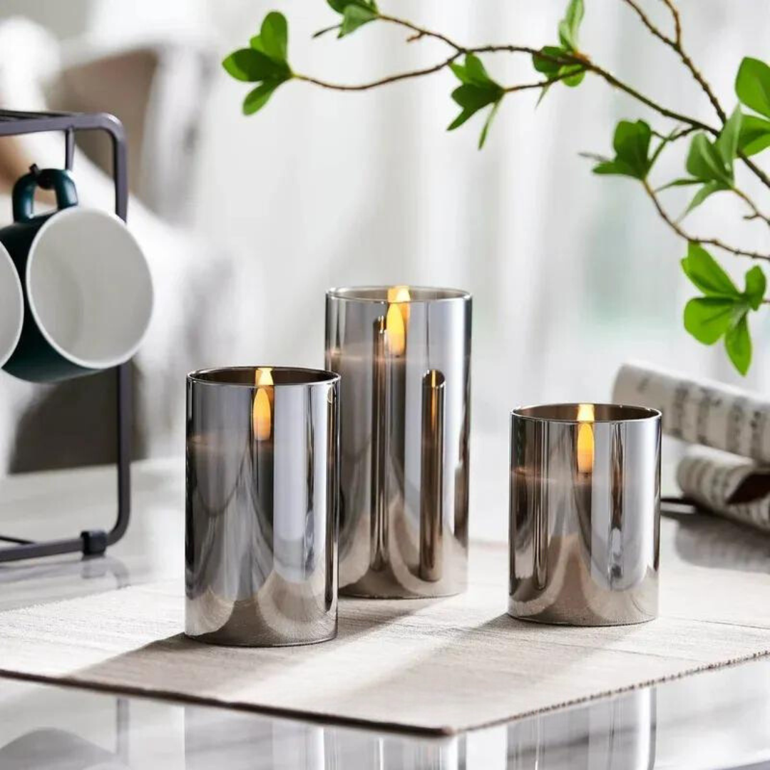 GlowCandle – Flammenlose LED-Kerze mit weichem Licht