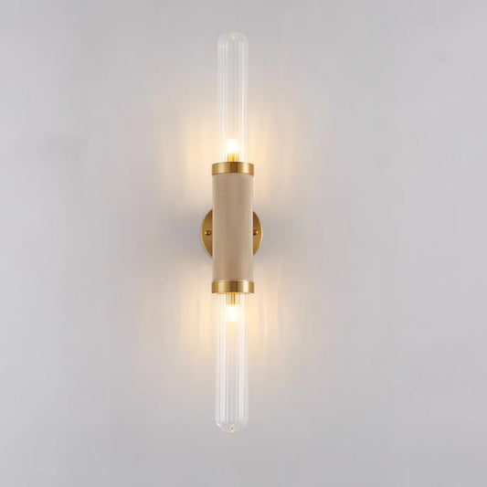 Eira – Moderne Wandleuchte mit Glastreifen im Nordic-Stil