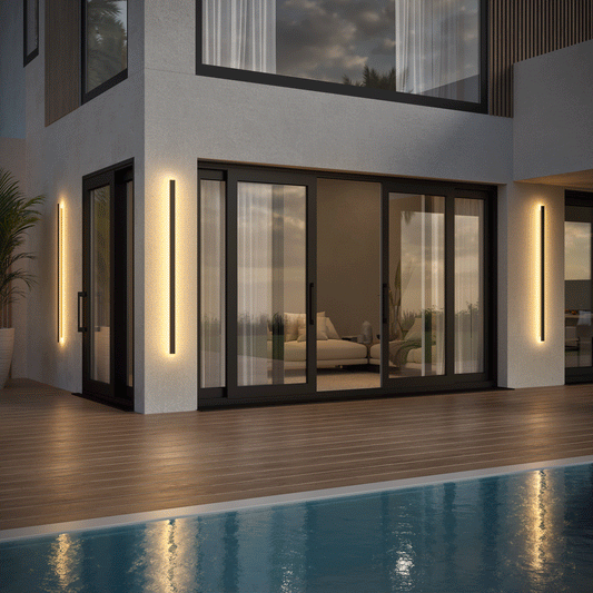 BeamLuxe – Schlanke Außenwandleuchte mit wetterfestem Design