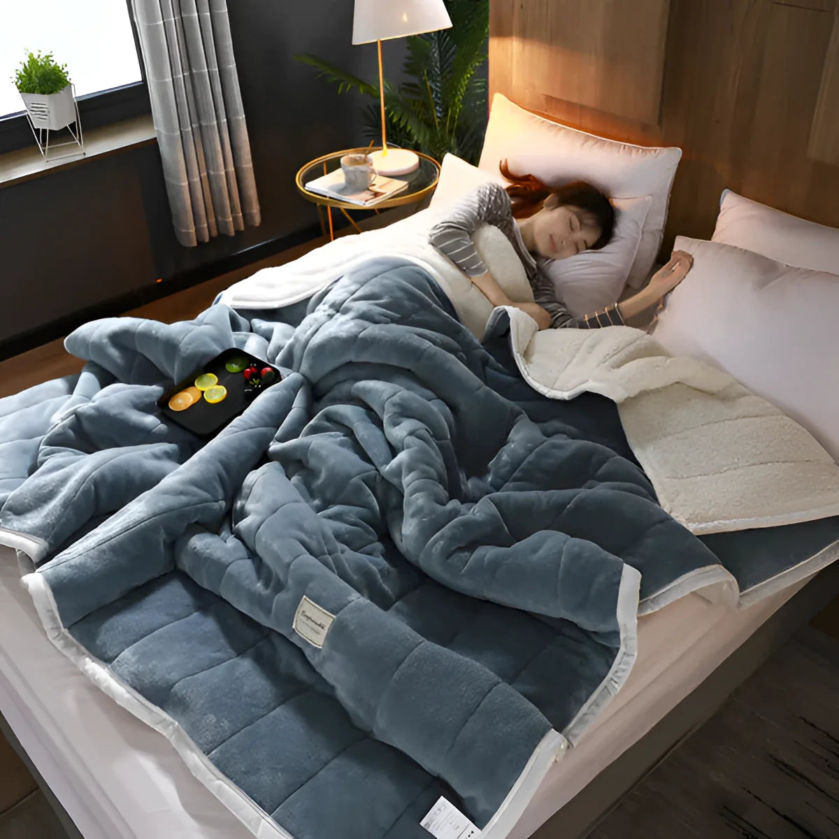 Velara – Flauschige Coral-Fleece-Decke