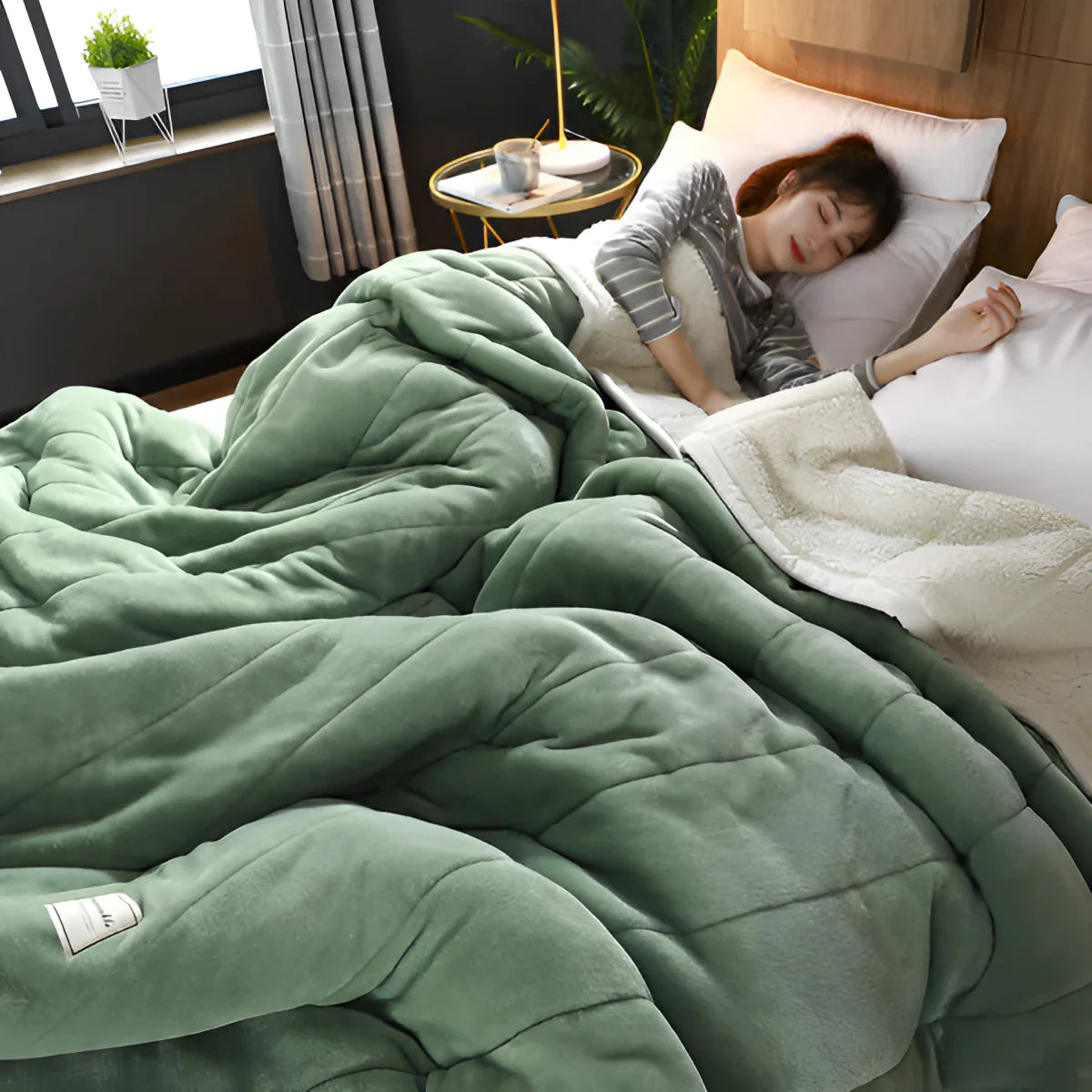 Velara – Flauschige Coral-Fleece-Decke