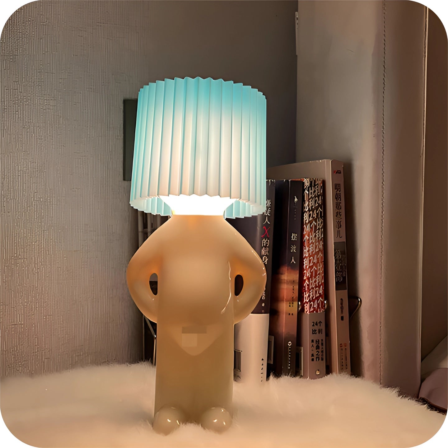 Hugo – Originelle Tischlampe in Menschenform