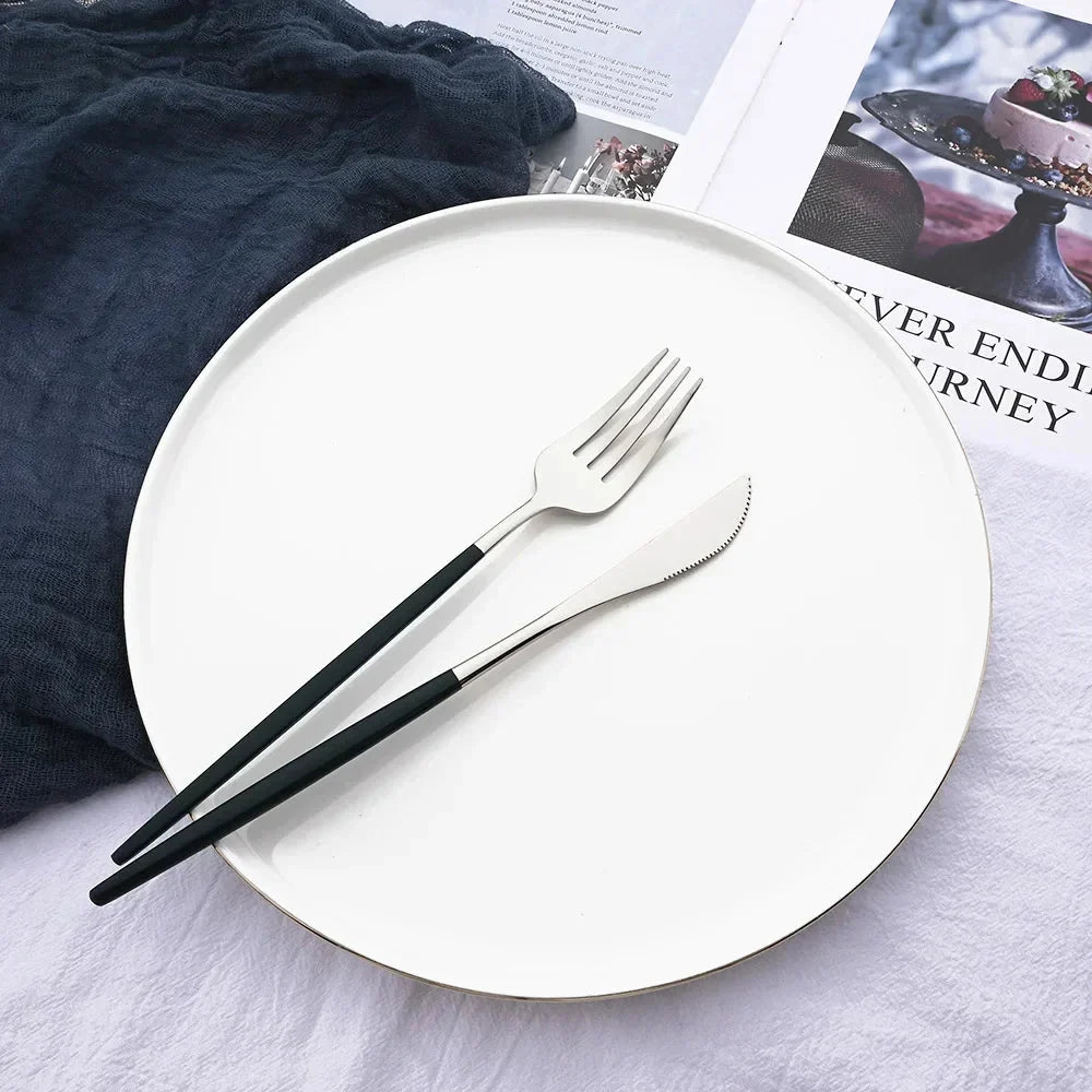 Stellan – 24-teiliges Edelstahl-Besteckset mit Hochglanz-Finish