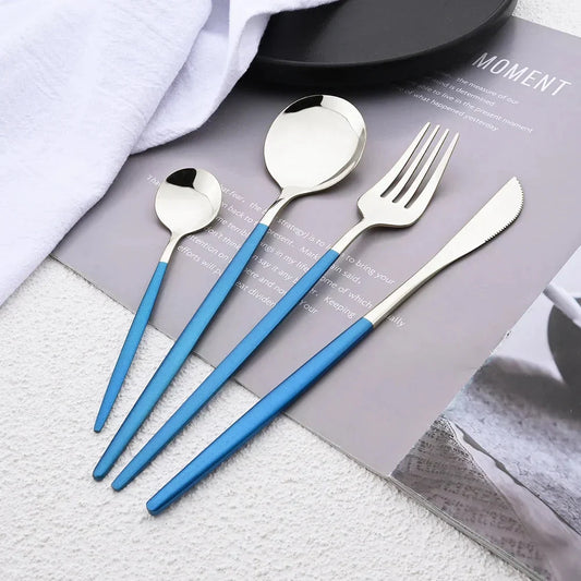 Stellan – 24-teiliges Edelstahl-Besteckset mit Hochglanz-Finish