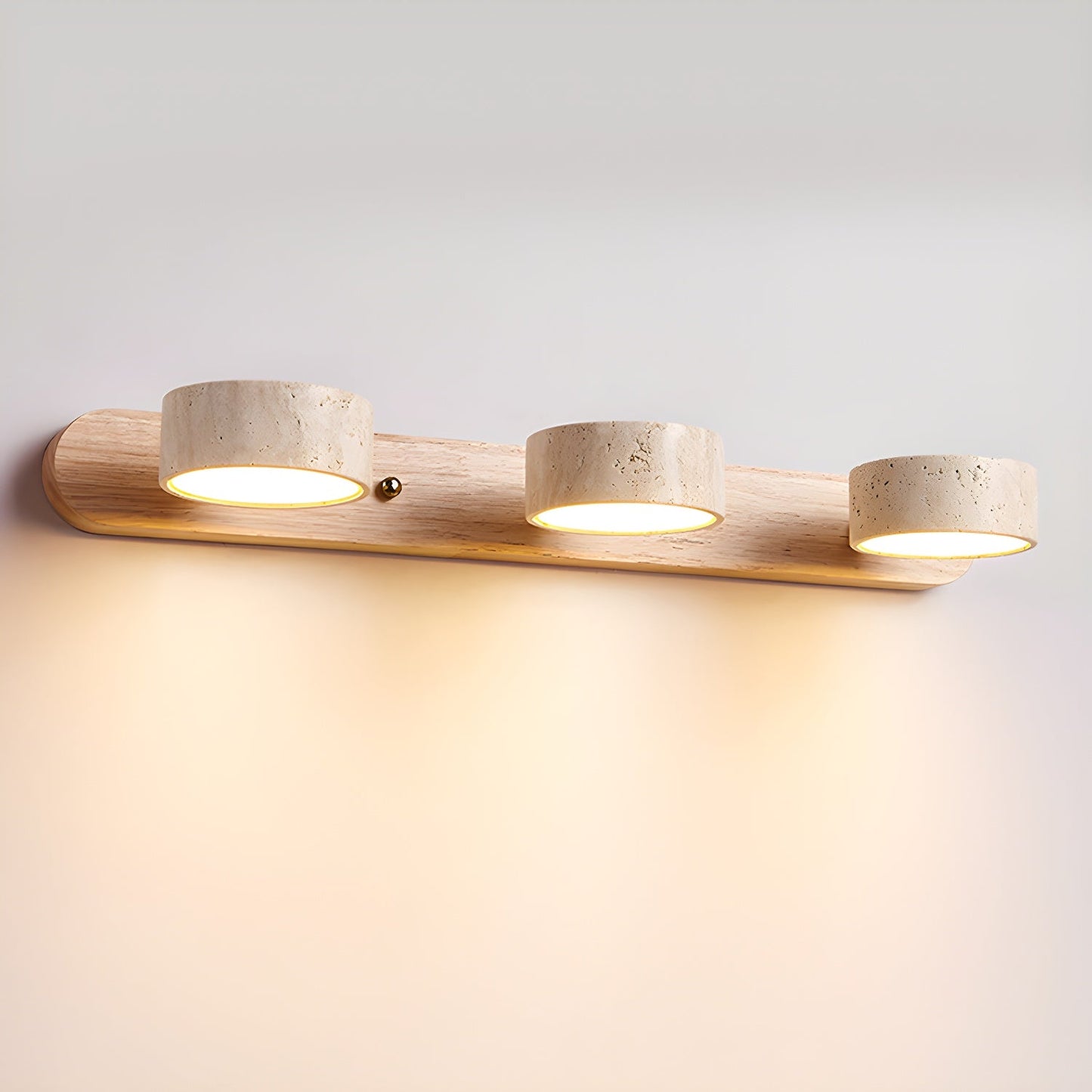 Norr – Travertin Duo Lampenhalterung Wandlampe