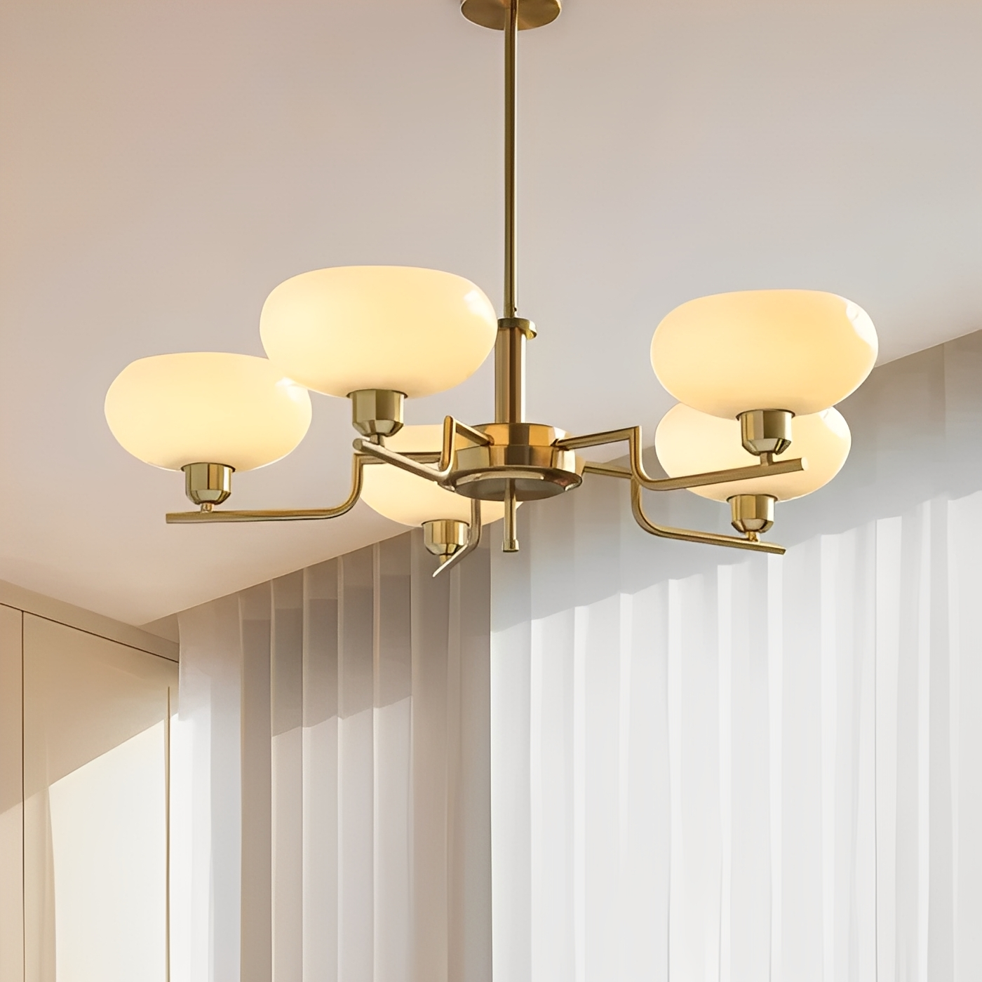 Selva – Retro Cream Style Kronleuchter