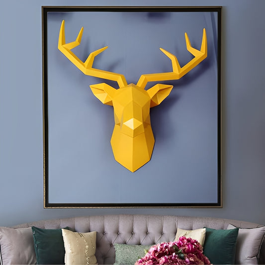 NordicAntler – Vintage Wanddekoration im Antilopenkopf-Design