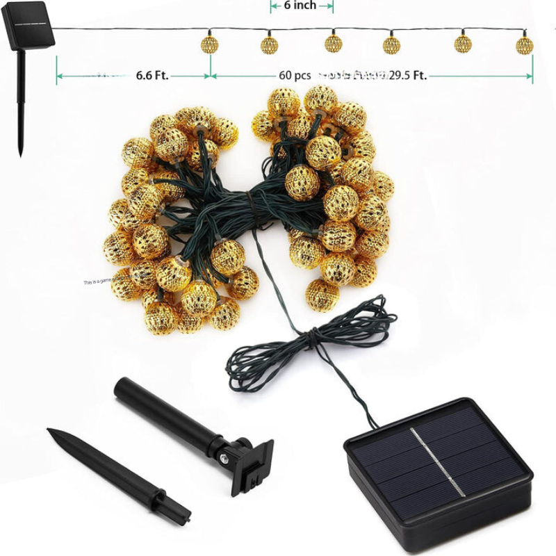 Sonne Marokko – Marokkanische Solar-Lichterkette