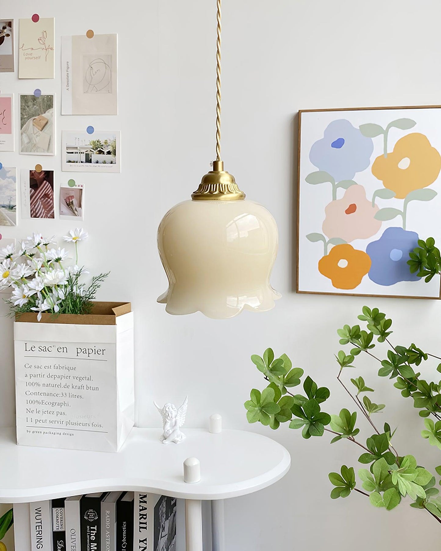 TalLicht – Hängelampe mit floraler Note