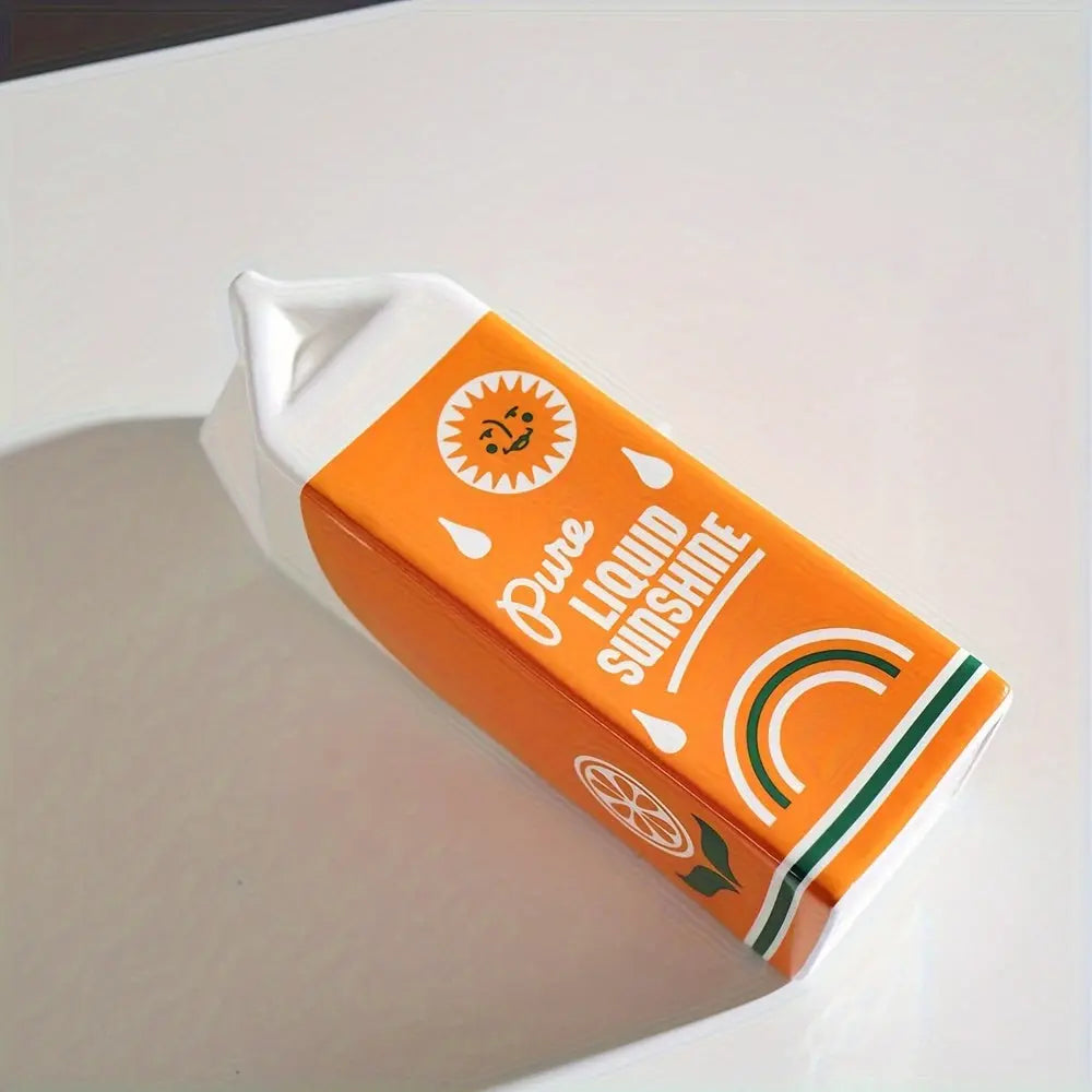 JuicyBloom – Kreative Vase im Look einer Saftpackung