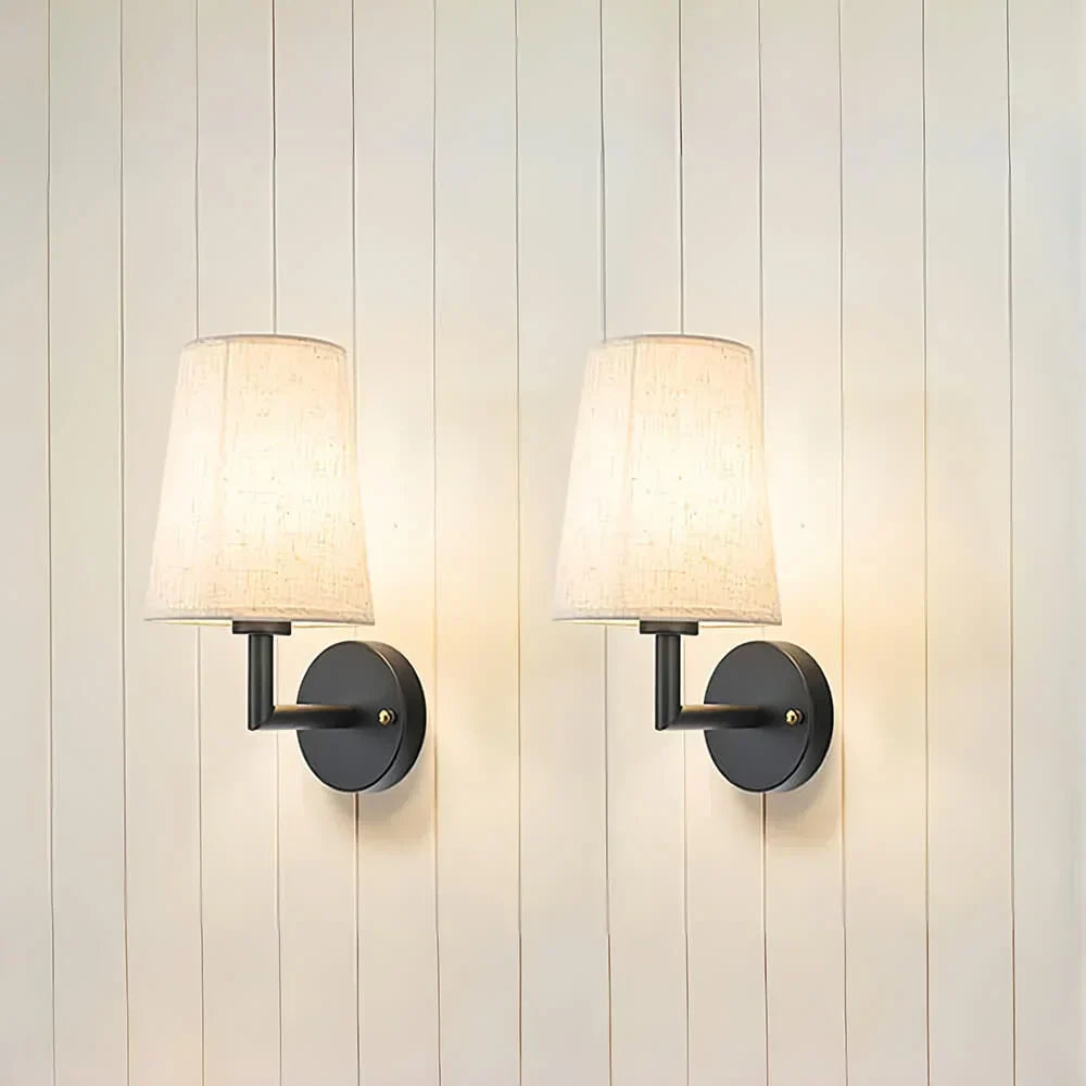 GlowWeave – Weiche LED-Wandleuchte mit Stoffbezug, kabellos