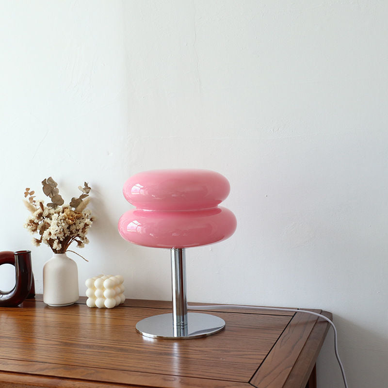 Freja – Nordische Glas-Tischlampe im Minimalistischen Design