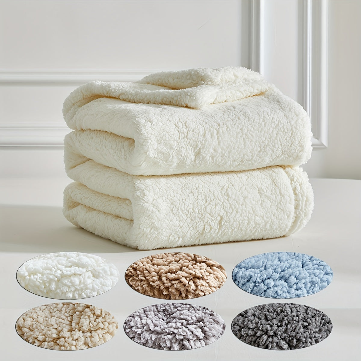 CozySherpa – Ultra-weiche Fleecedecke für gemütliche Sofa- & Bettmomente