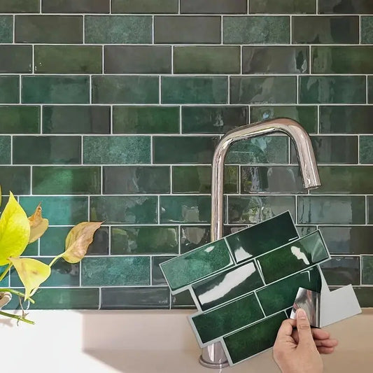 Siena – 3D Epoxy Wandaufkleber in Fliesenoptik
