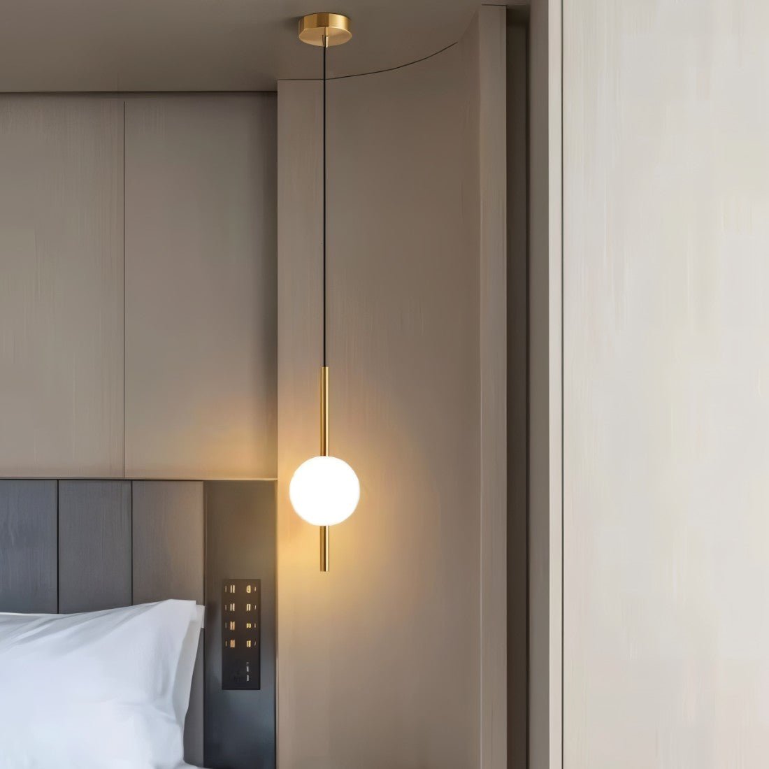 Afzal – Moderne Glas-Pendelleuchte im nordischen Stil