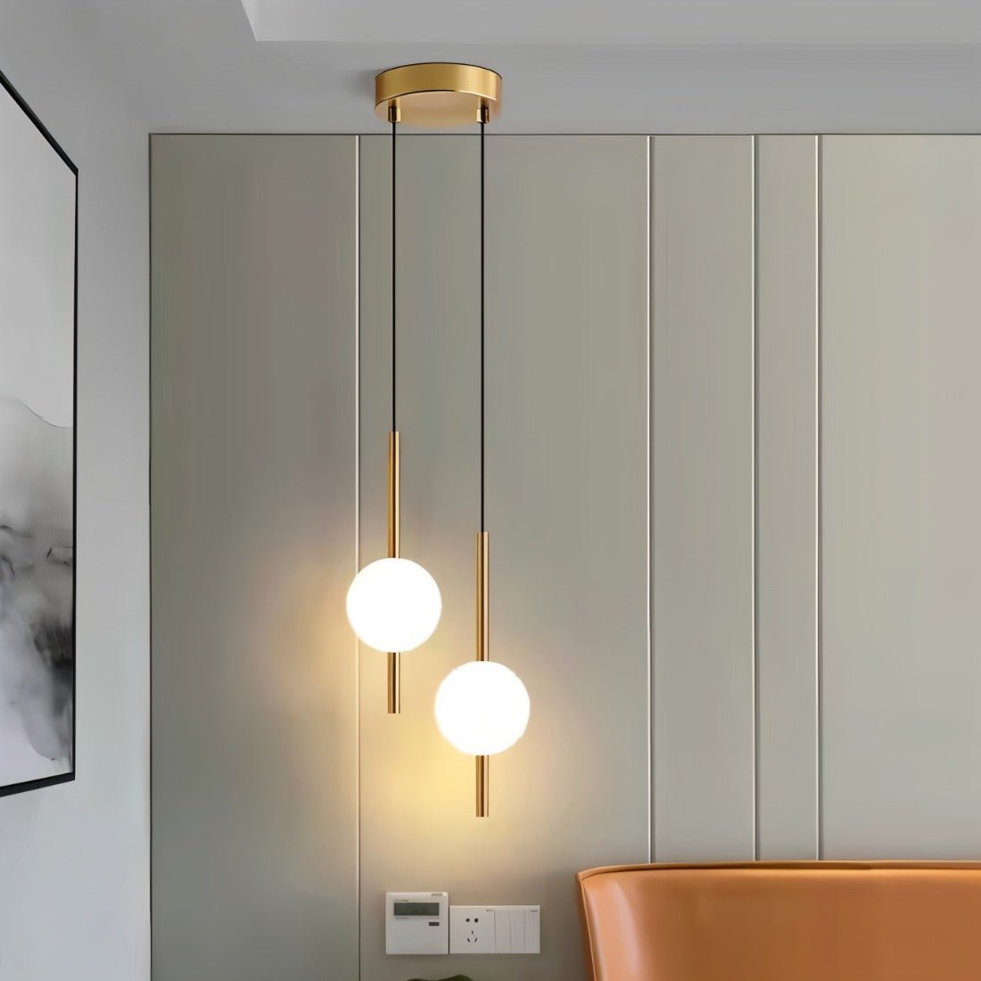 Afzal – Moderne Glas-Pendelleuchte im nordischen Stil