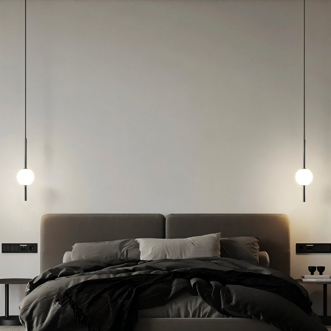 Afzal – Moderne Glas-Pendelleuchte im nordischen Stil