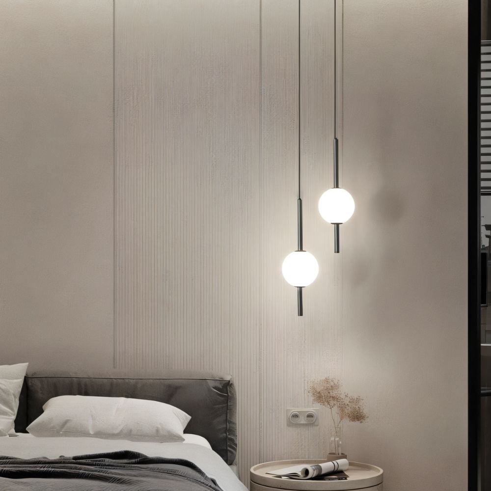 Afzal – Moderne Glas-Pendelleuchte im nordischen Stil