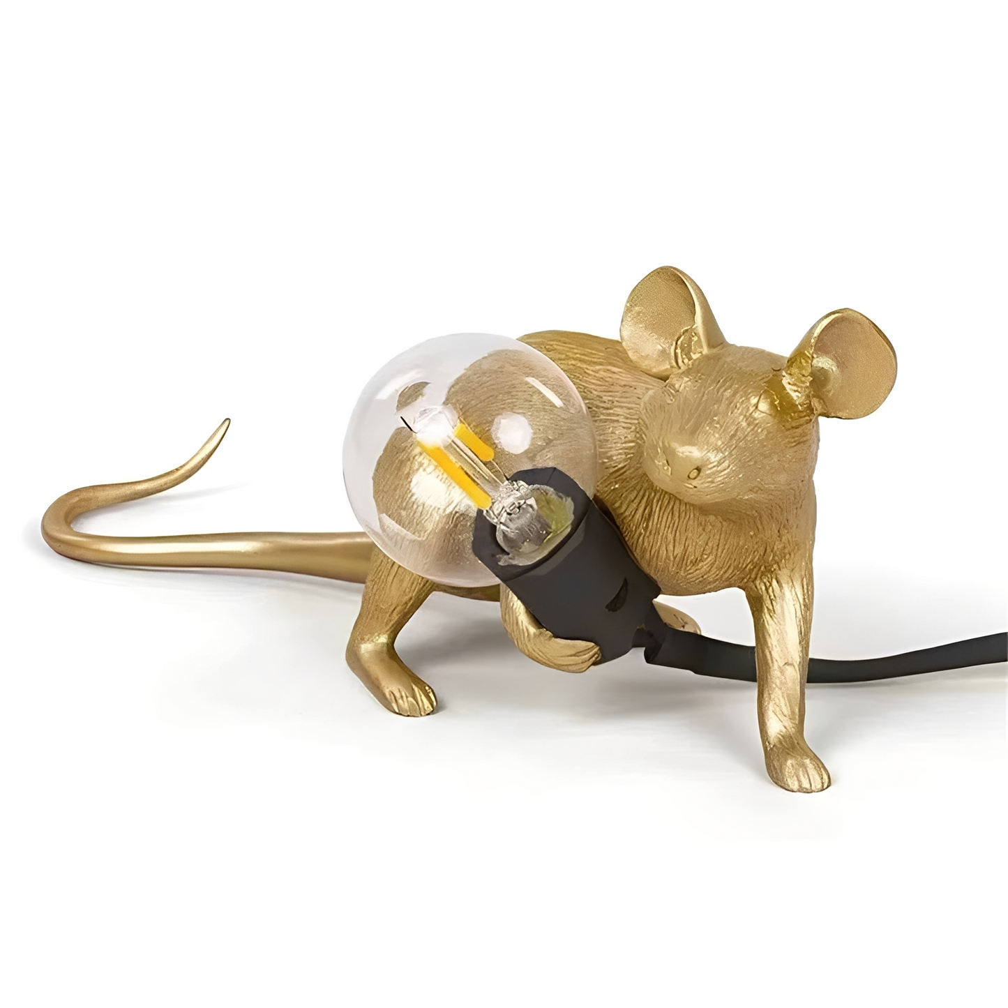 LumoMouse – Art-Déco-Tischlampe mit Mausfigur