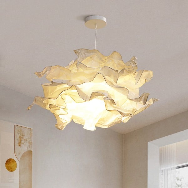 Ika – Minimalistische Papierwolken Pendelleuchte