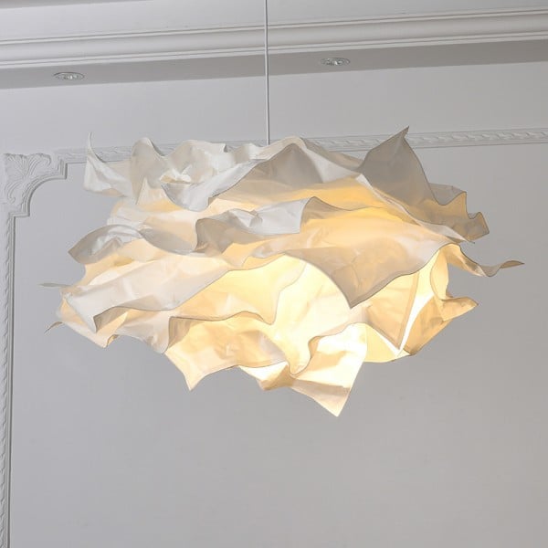 Ika – Minimalistische Papierwolken Pendelleuchte