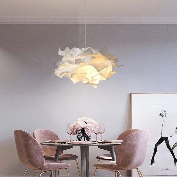 Ika – Minimalistische Papierwolken Pendelleuchte