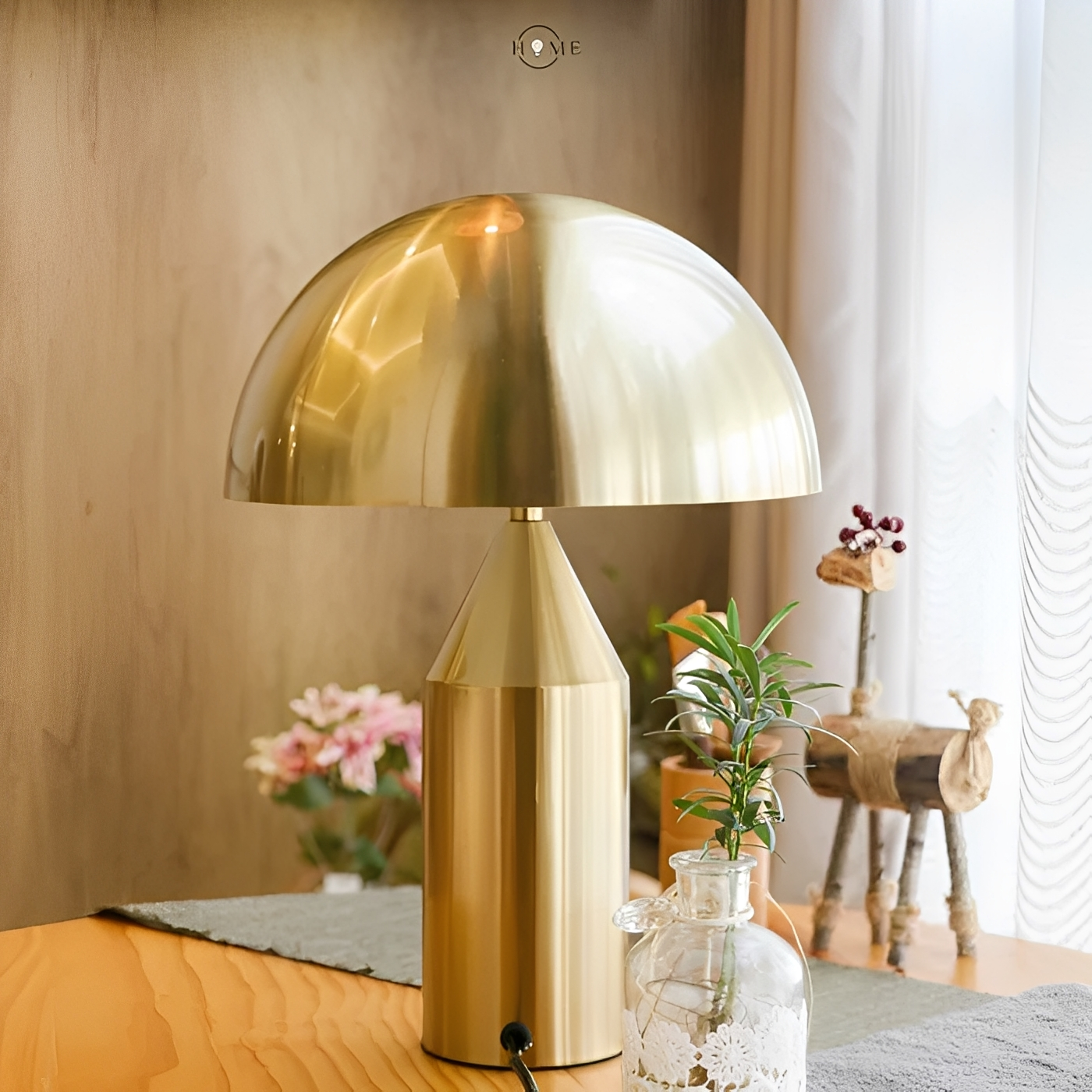 Celina – Luxus Pilz-Tischlampe