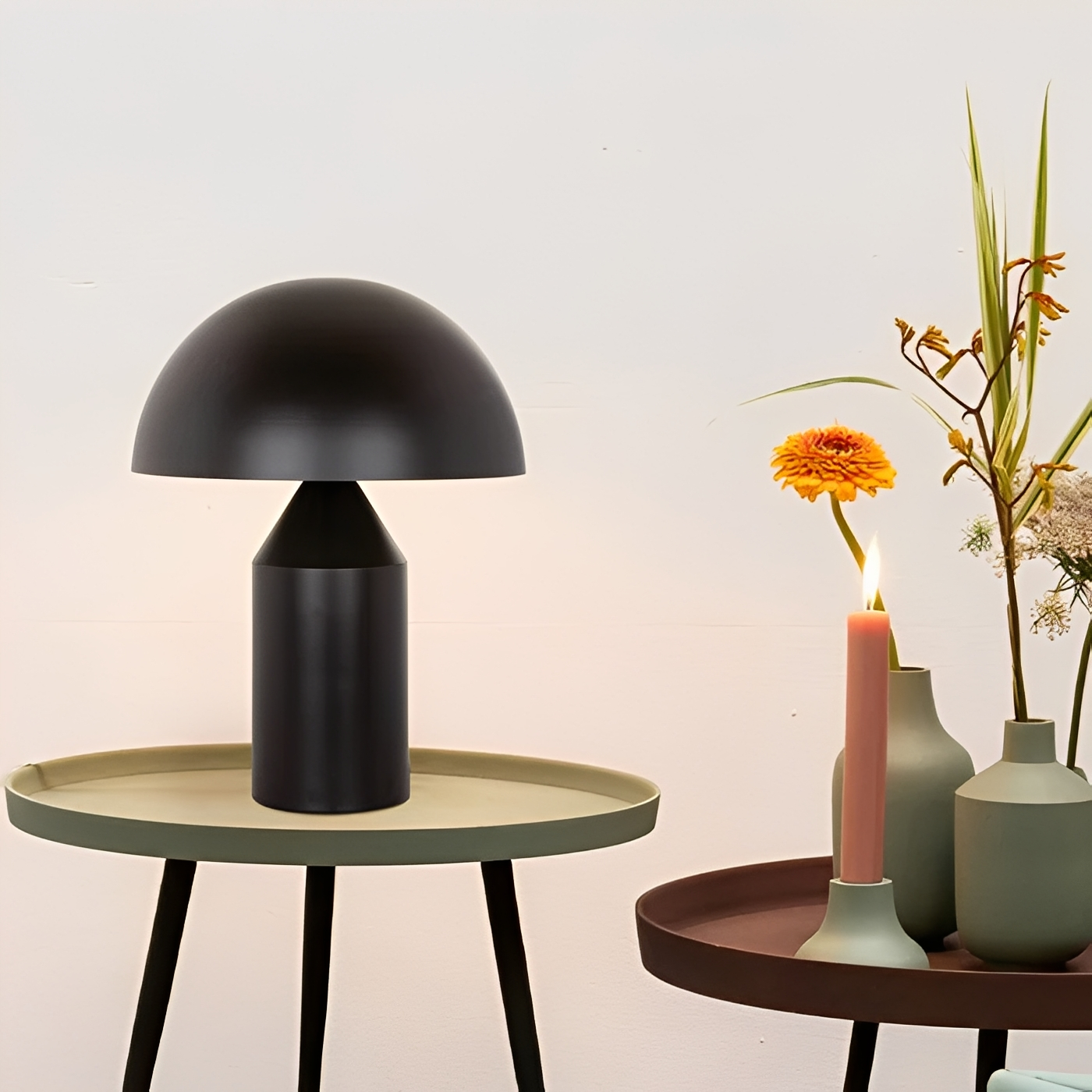 Celina – Luxus Pilz-Tischlampe