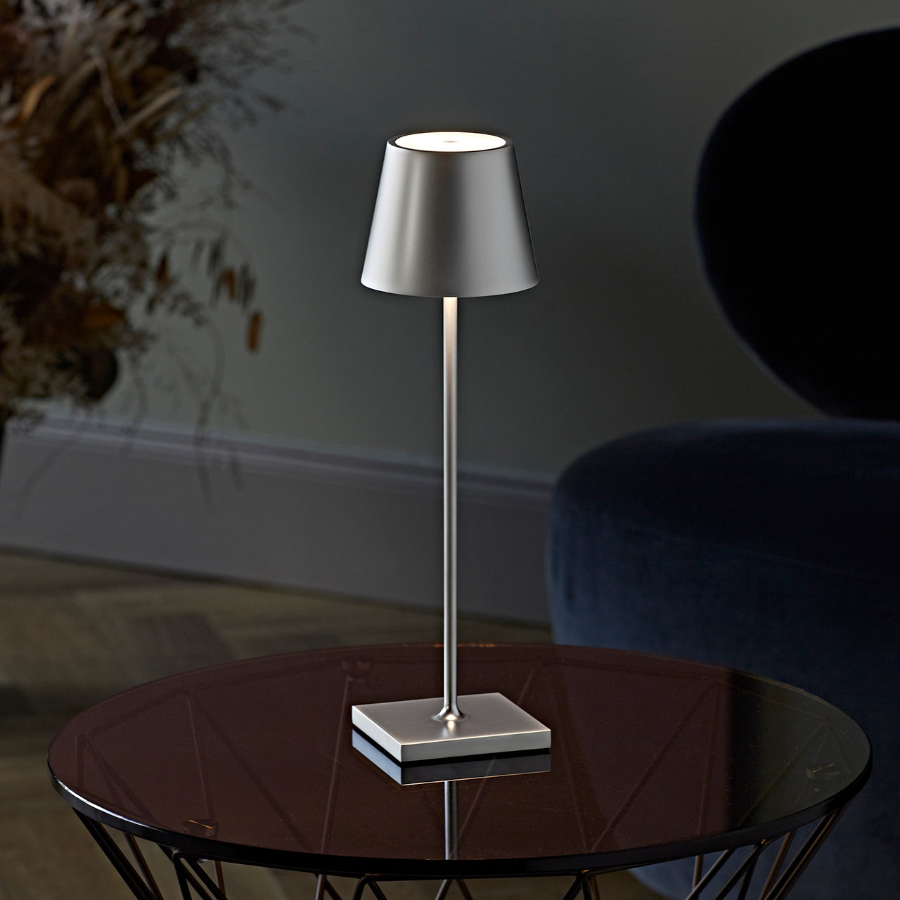 Shaira – Augenfreundliche Atmosphären-Tischlampe mit Akku