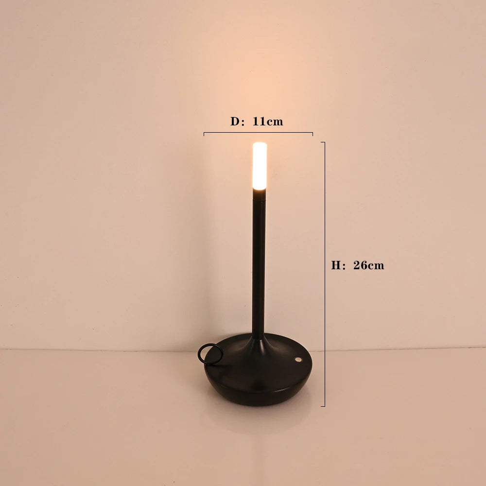 Elina – Tragbare Retro Tischlampe mit Kerzenlicht-Effekt