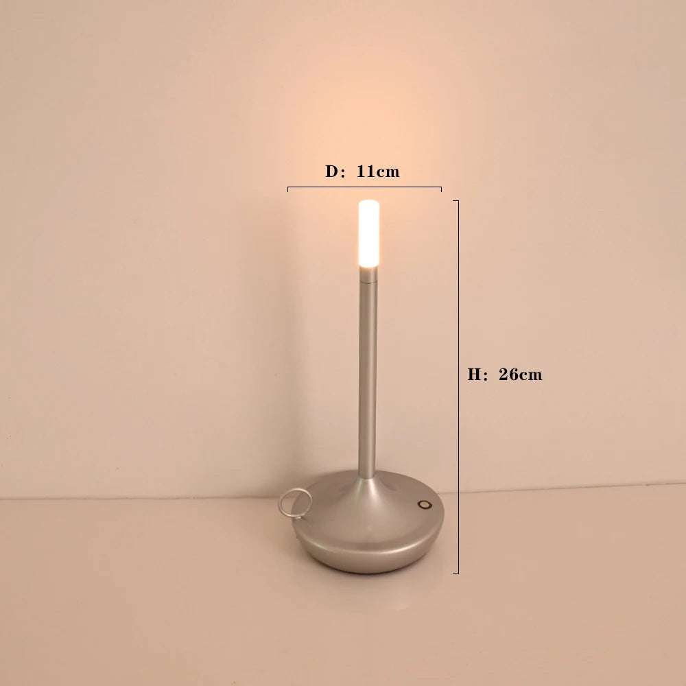 Elina – Tragbare Retro Tischlampe mit Kerzenlicht-Effekt