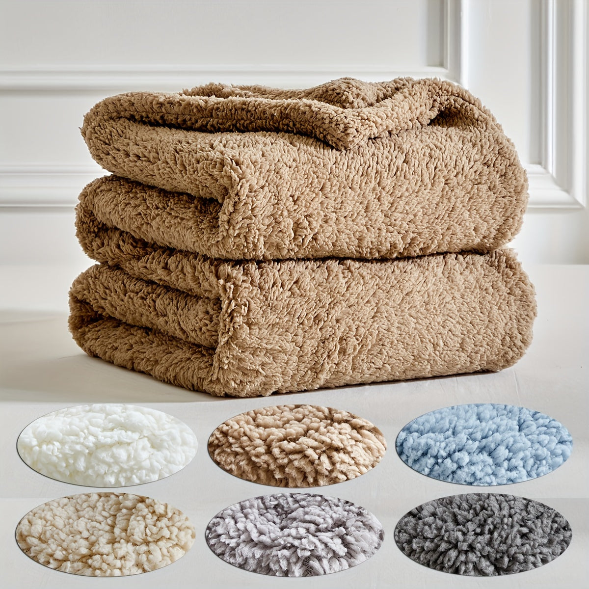 CozySherpa – Ultra-weiche Fleecedecke für gemütliche Sofa- & Bettmomente