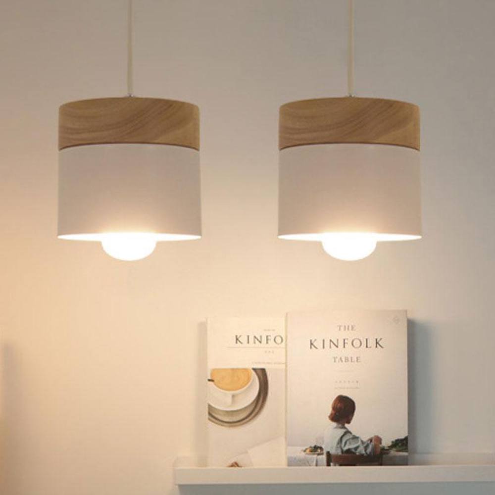NordLicht – Hängelampe aus Holz für rustikale & moderne Räume