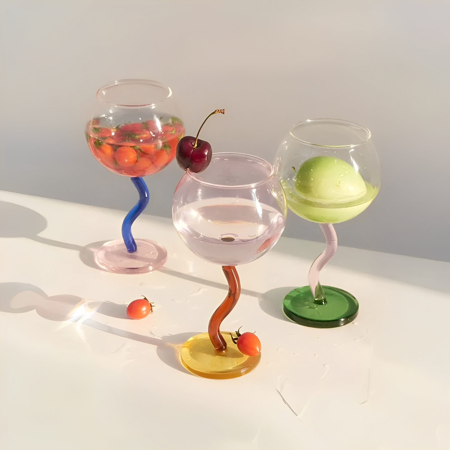 BellaCup – Handgefertigter Bubble-Glaspokal