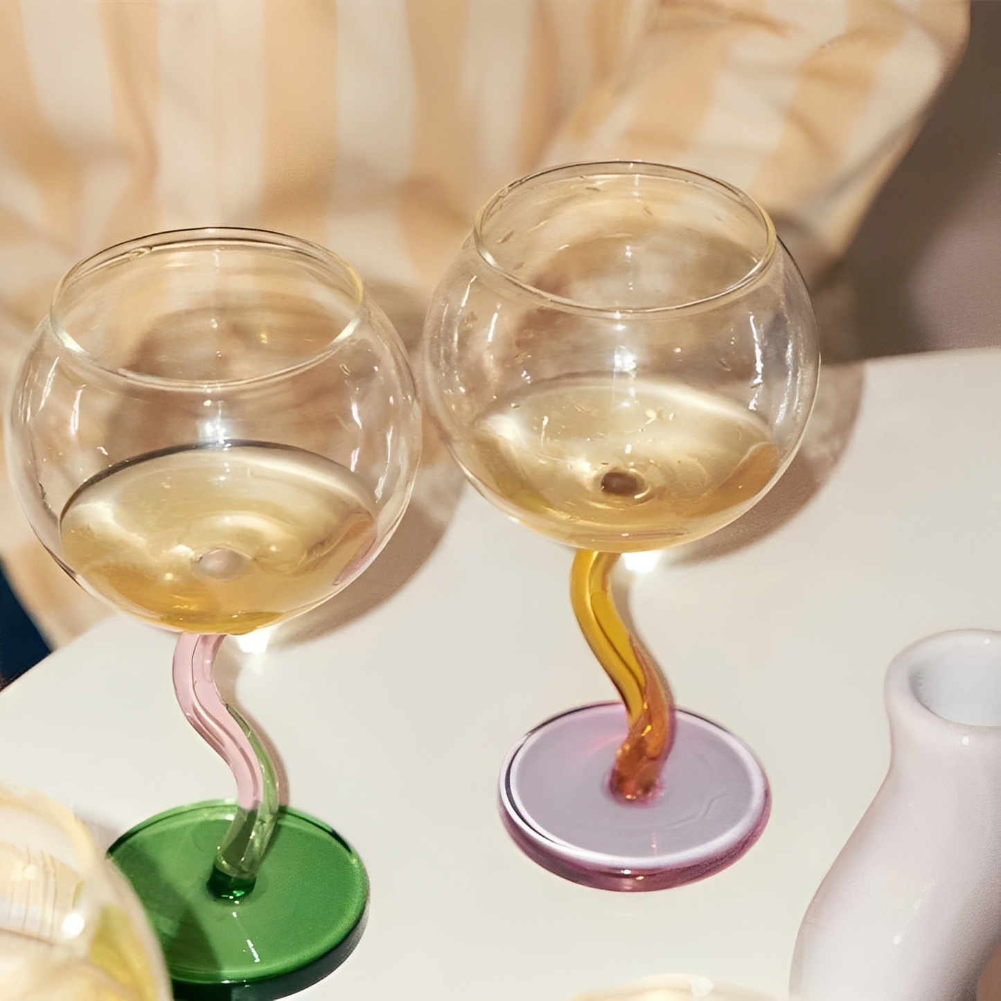 BellaCup – Handgefertigter Bubble-Glaspokal