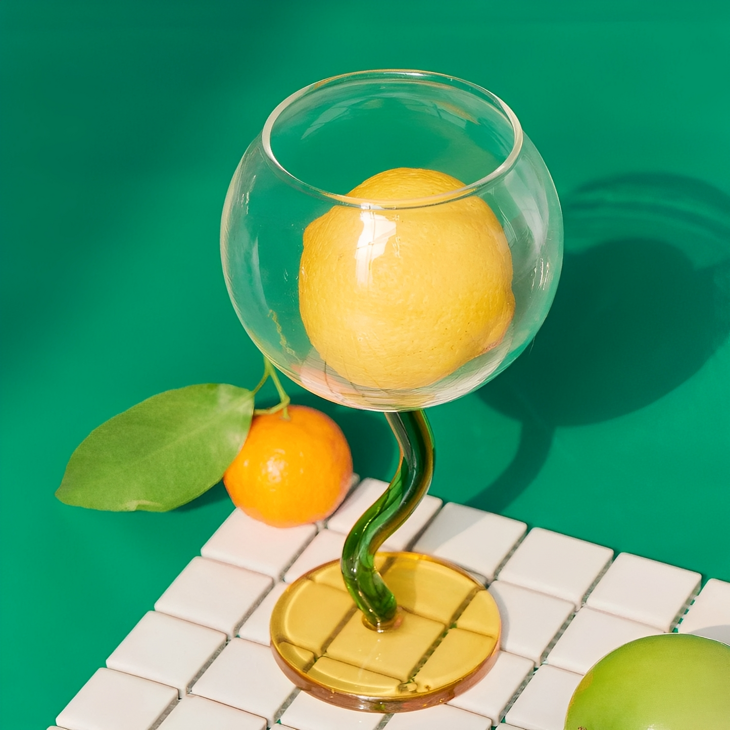 BellaCup – Handgefertigter Bubble-Glaspokal