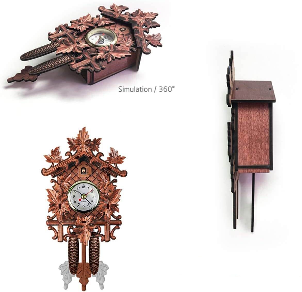 CuckooMood – Retro-Kuckucksuhr mit verspieltem Holzdesign