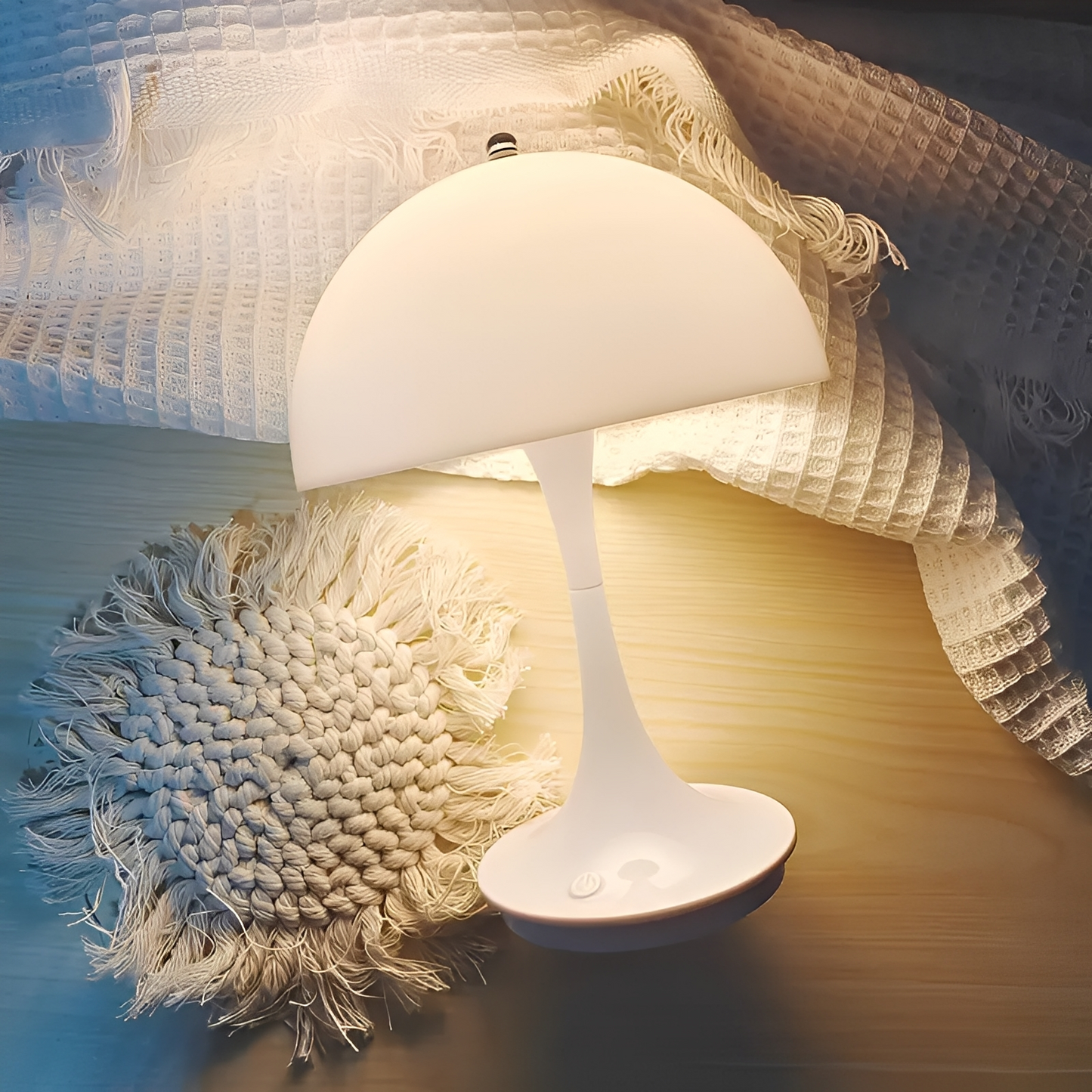Mimi – Aufladbare Pilz-Tischlampe mit Touch-Funktion