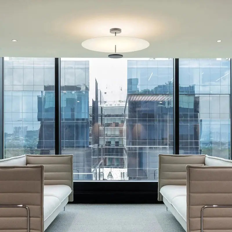 Minimalistische LED-Deckenleuchte im kreisförmigen Design