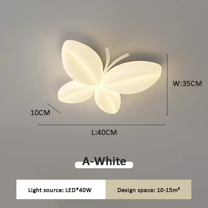 LED-Deckenleuchte Butterfly mit Augenschutz