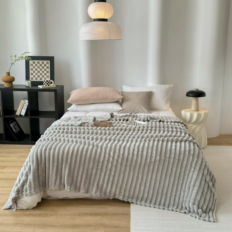 Luxuriöse Gewichtsdecke aus Samt für Sofa und Bett