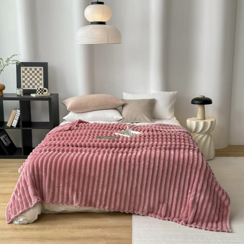 Luxuriöse Gewichtsdecke aus Samt für Sofa und Bett