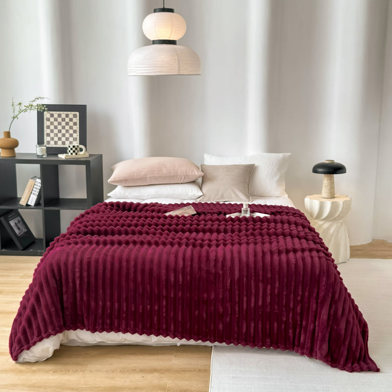 Luxuriöse Gewichtsdecke aus Samt für Sofa und Bett