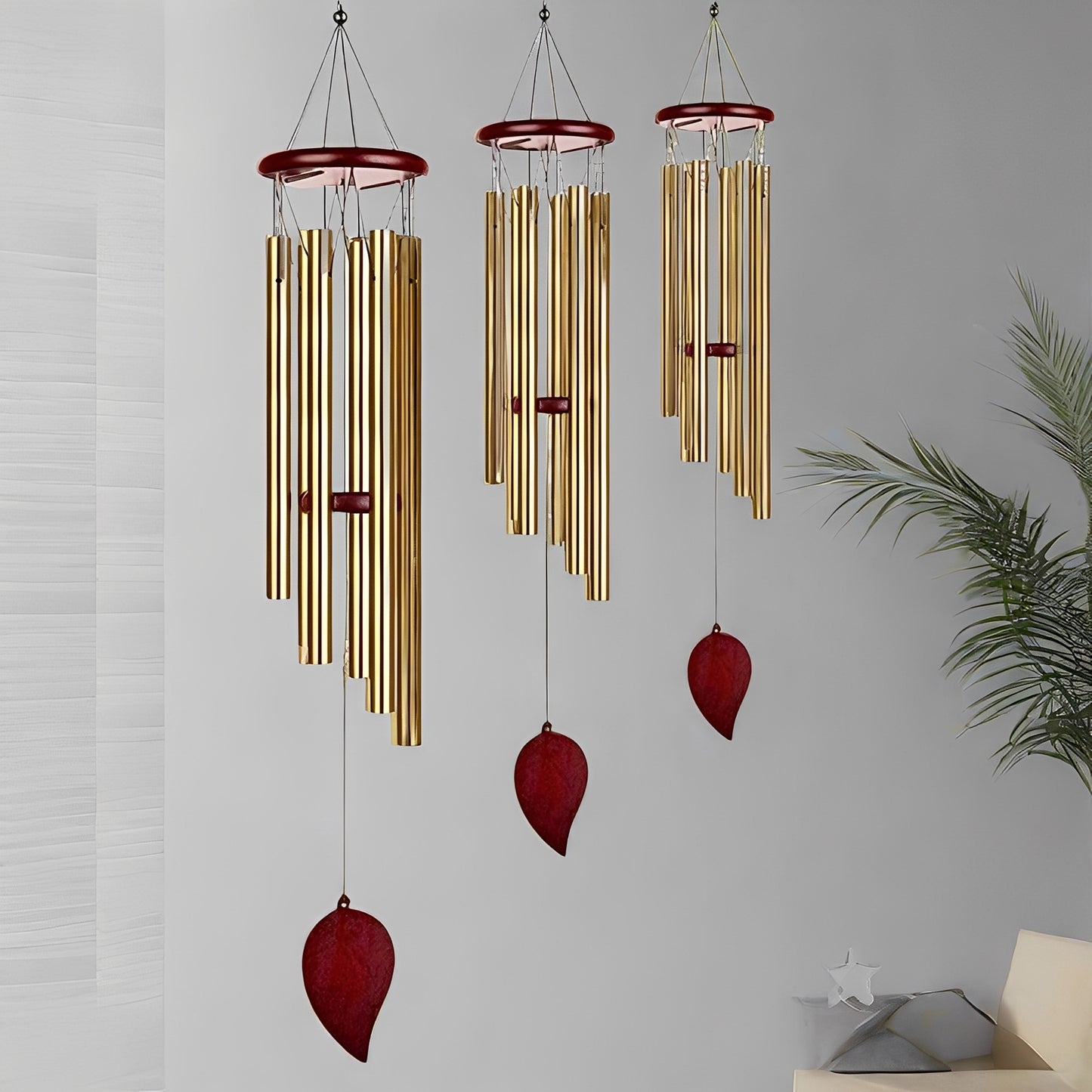 Mariah – Windspiel aus Massivholz und Metall