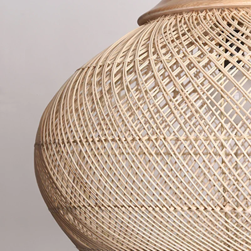Yuji – Boho Rattan Hängeleuchte