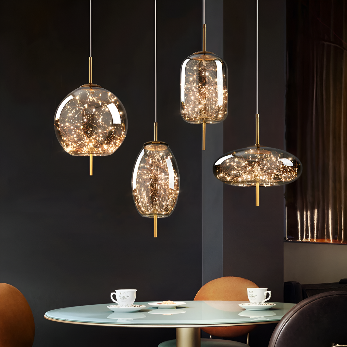 Auren – Minimalistische Glas-Pendelleuchte