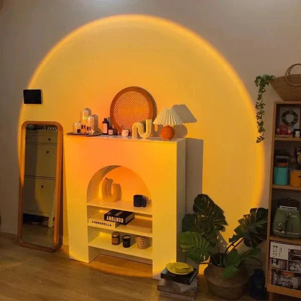 SunAura – LED-Projektor für Sonnenuntergangsstimmung in 15 Farben