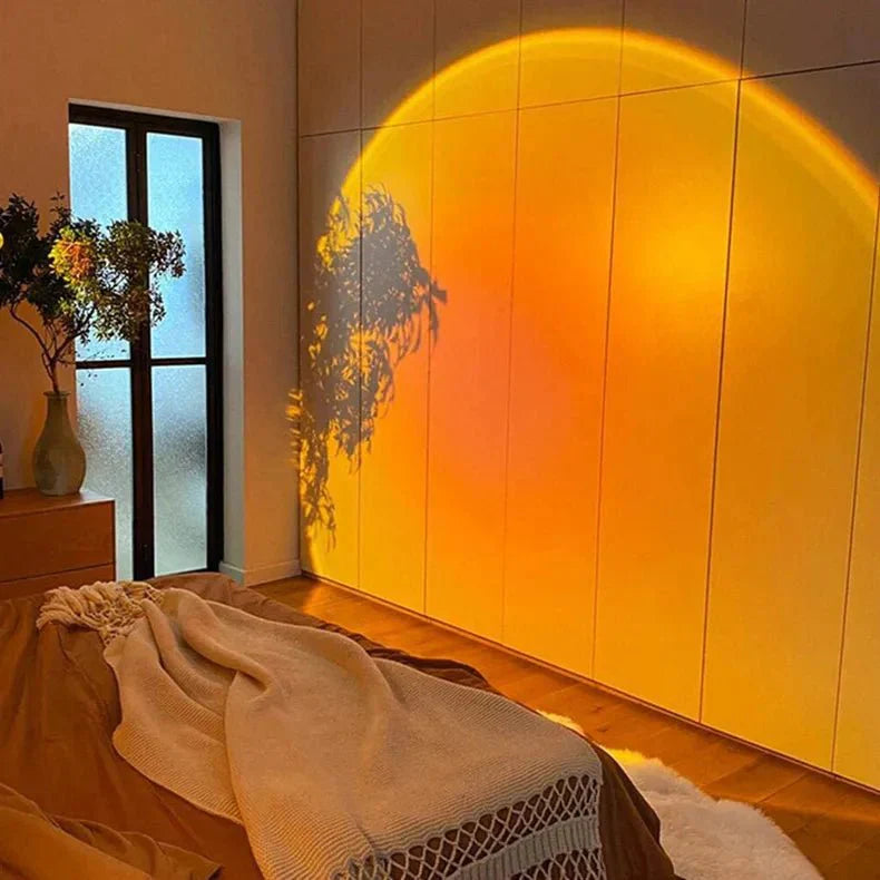SunAura – LED-Projektor für Sonnenuntergangsstimmung in 15 Farben