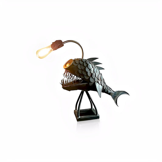 Perina – Retro Anglerfisch-Tischlampe