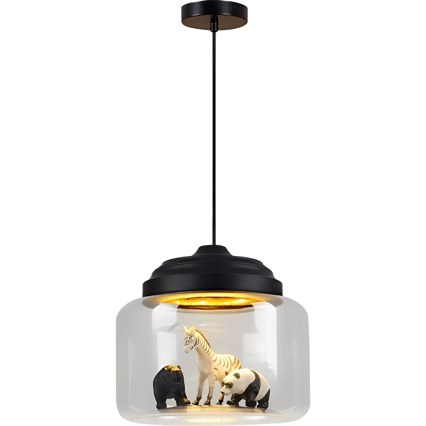 Nilo – Moderne Cartoon Glas-Pendelleuchte